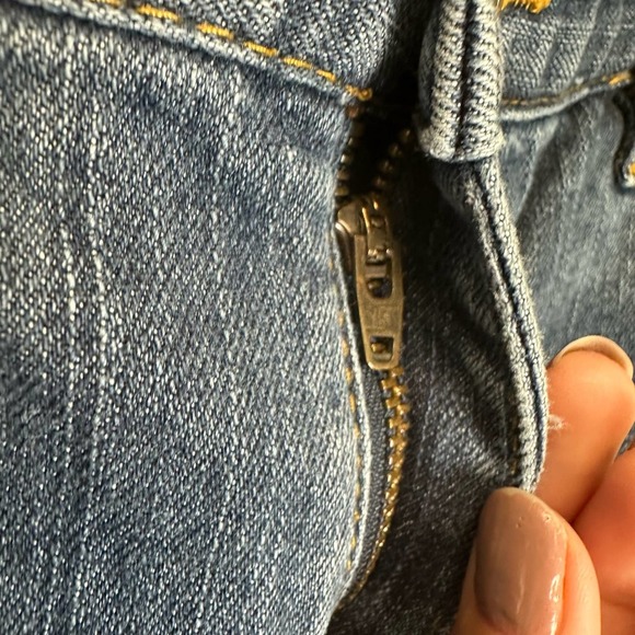 Michael Kors Y2K Wide Leg Jeans Women’s 12 Blue Denim Cotton Blend - Picture 8 of 12